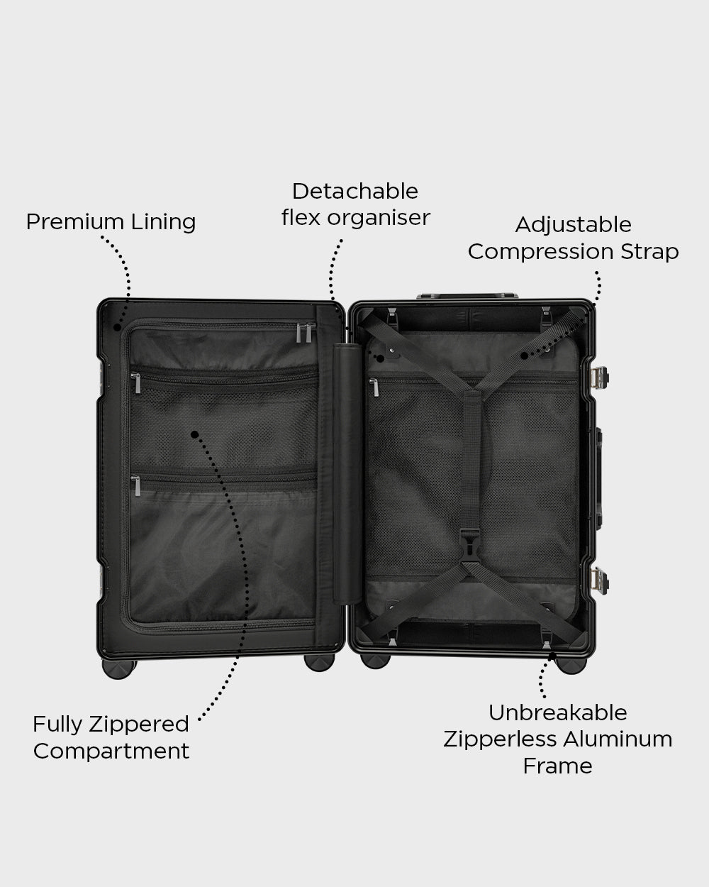 Headliner - Set of 3 - Black