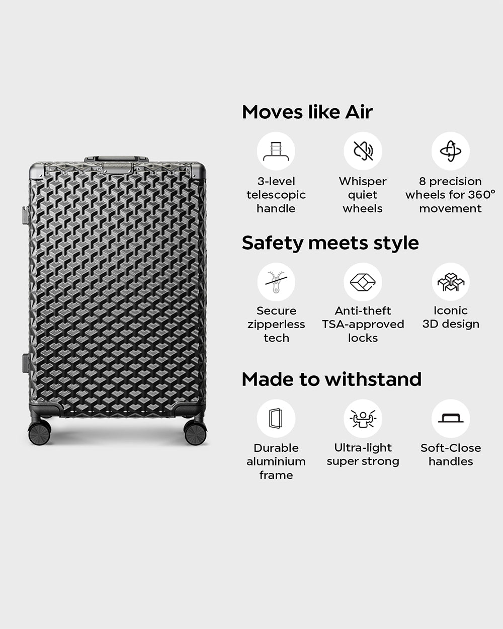 Headliner - Check-In Medium - Grey