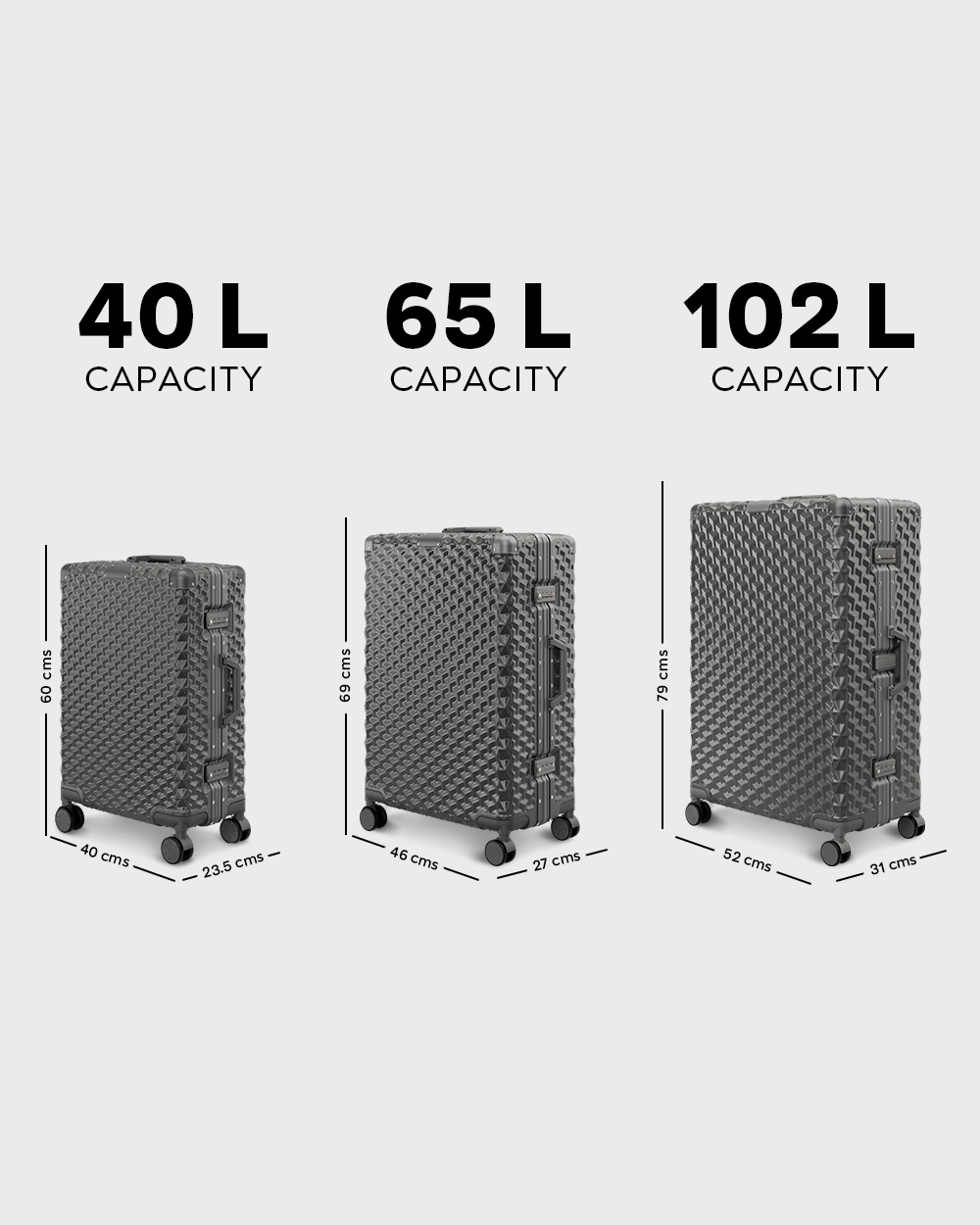 Headliner - Set of 3 - Grey