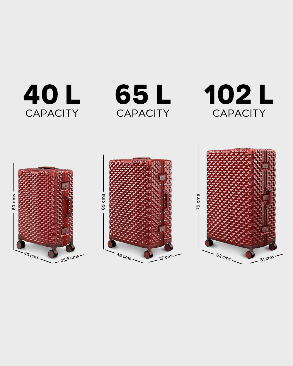 Headliner - Set of 3 - Red