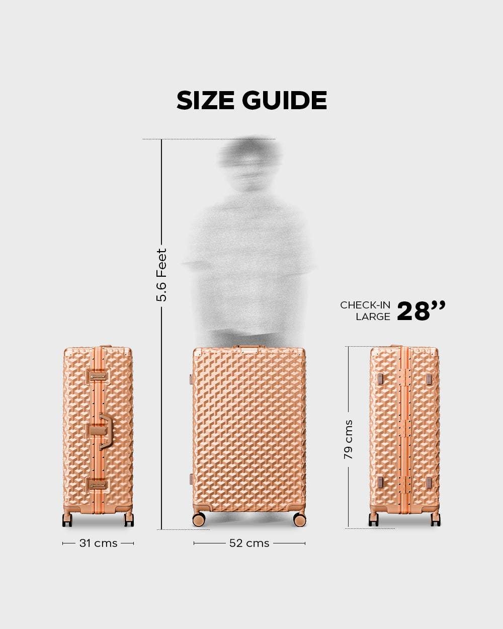 Headliner - Check-In Large - Rose Gold