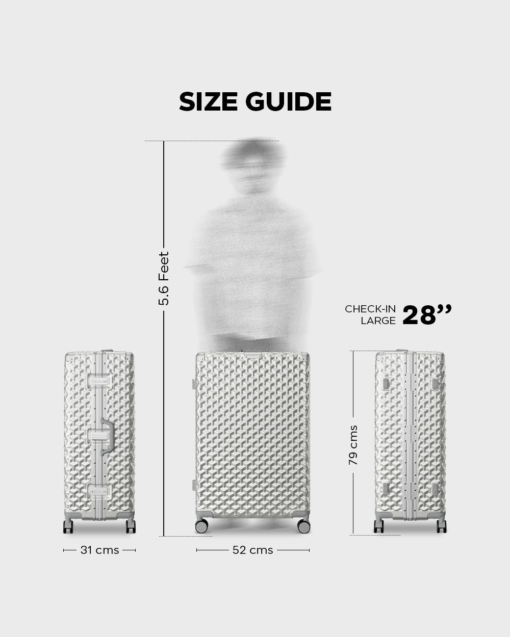 Headliner - Check-In Large - Glistening Silver