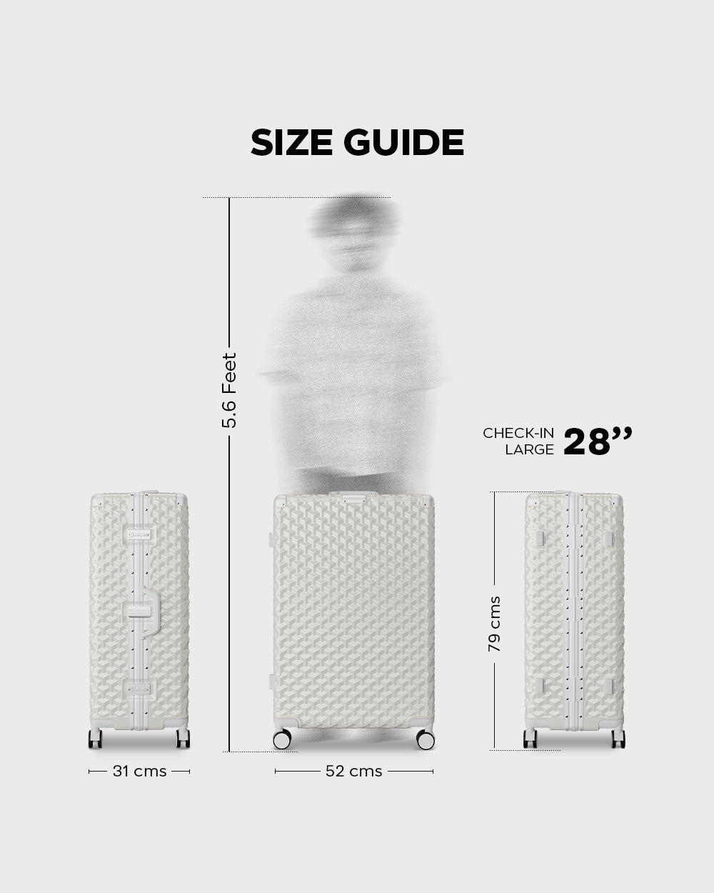 Headliner - Check-In Large - White