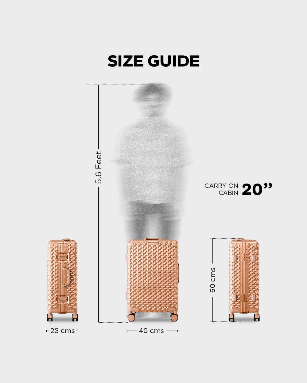 Headliner - Cabin 20" - Rose Gold