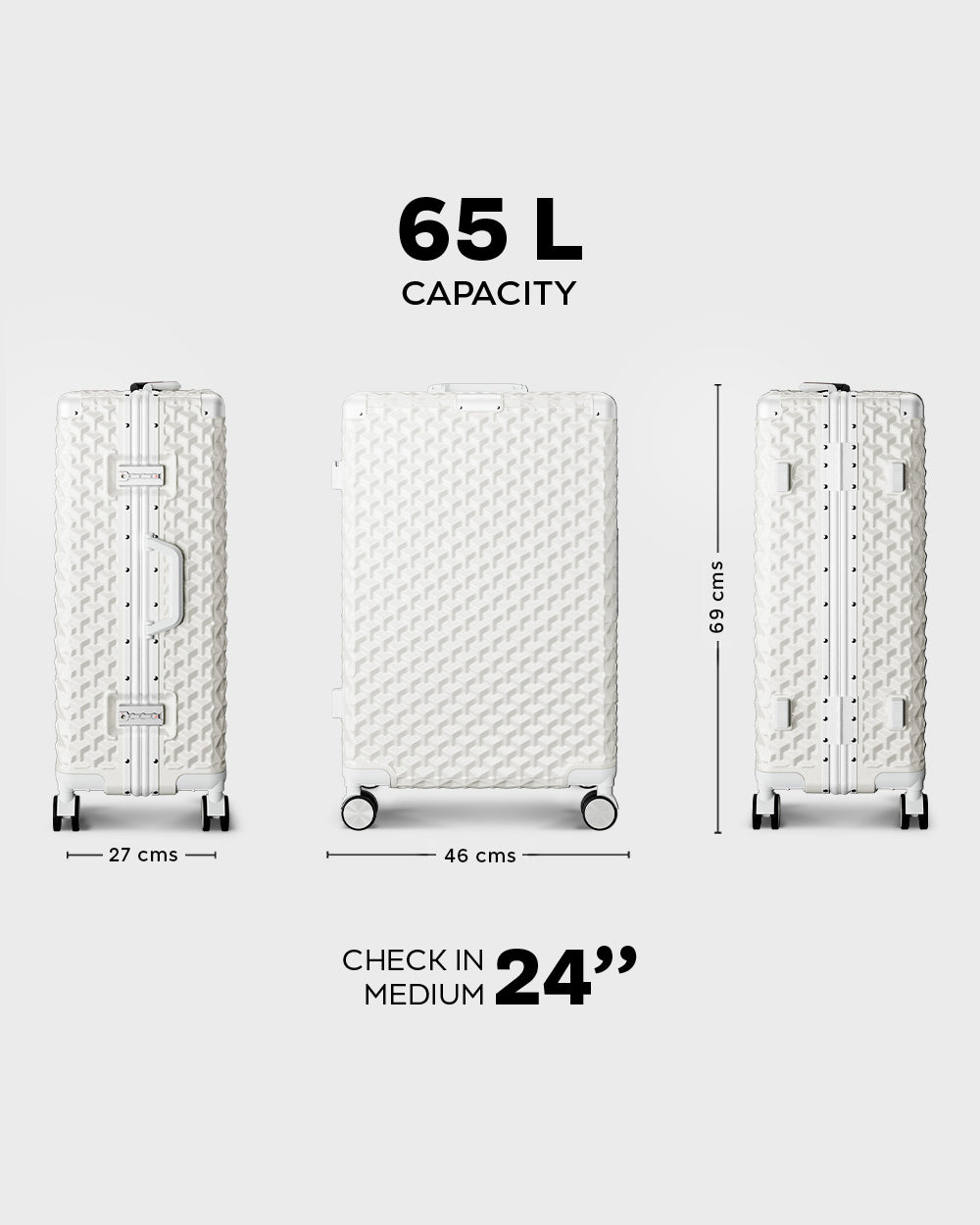 Headliner - Check-In Medium - White