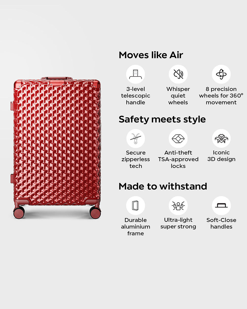 Headliner - Check-In Medium - Red