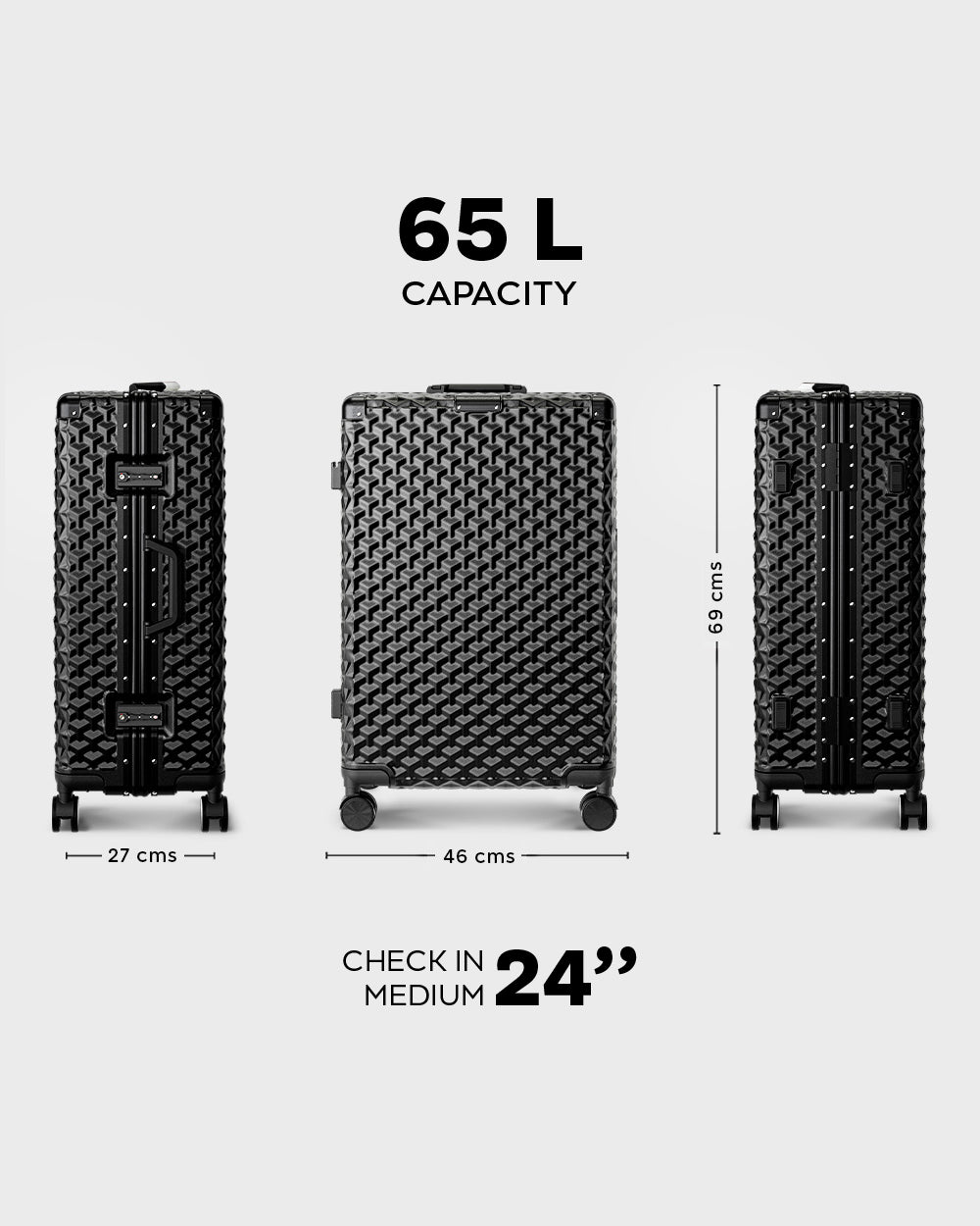 Headliner - Check-In Medium - Black
