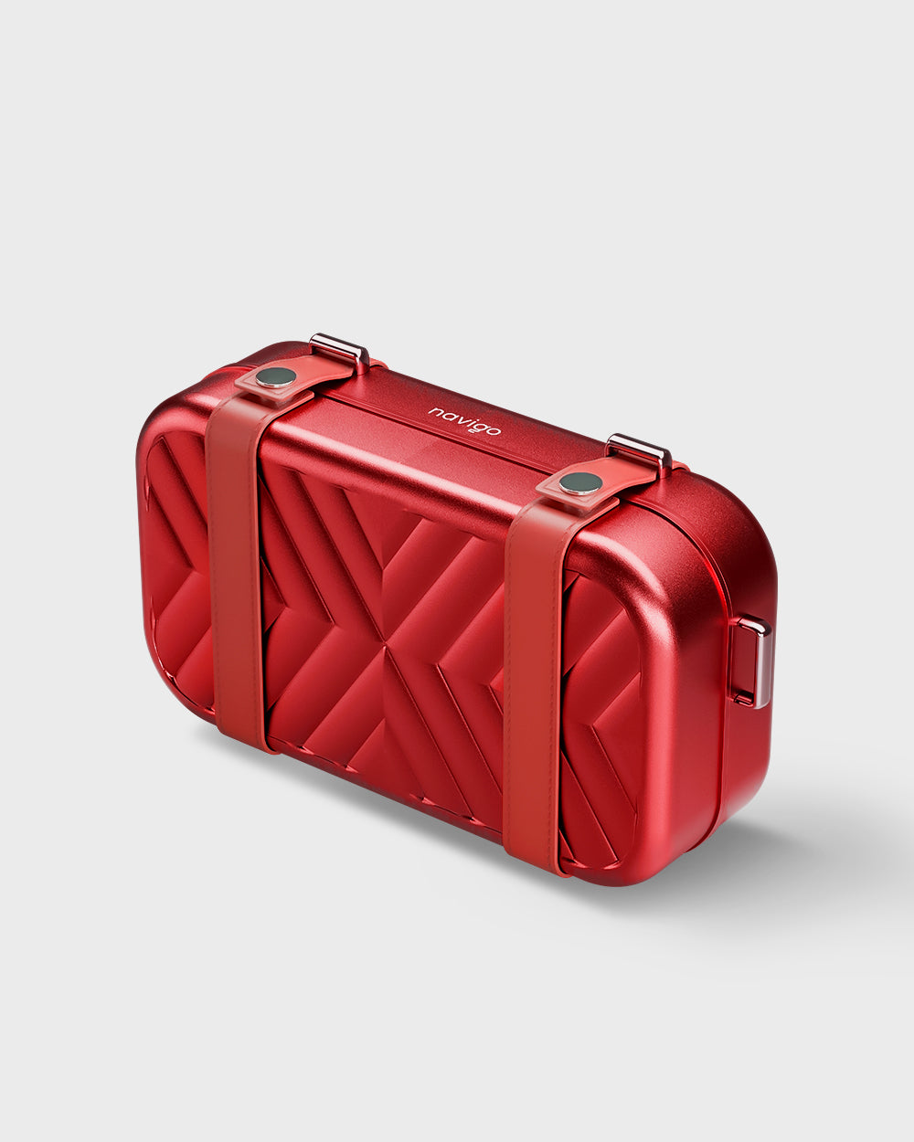 Sidekick - Aluminium Crossbody Bag - Red