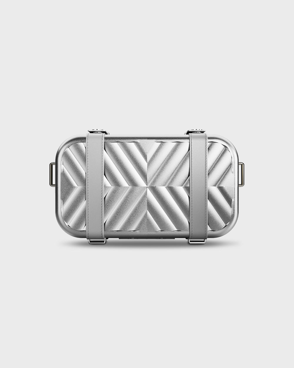 Sidekick - Aluminium Crossbody Bag - Silver
