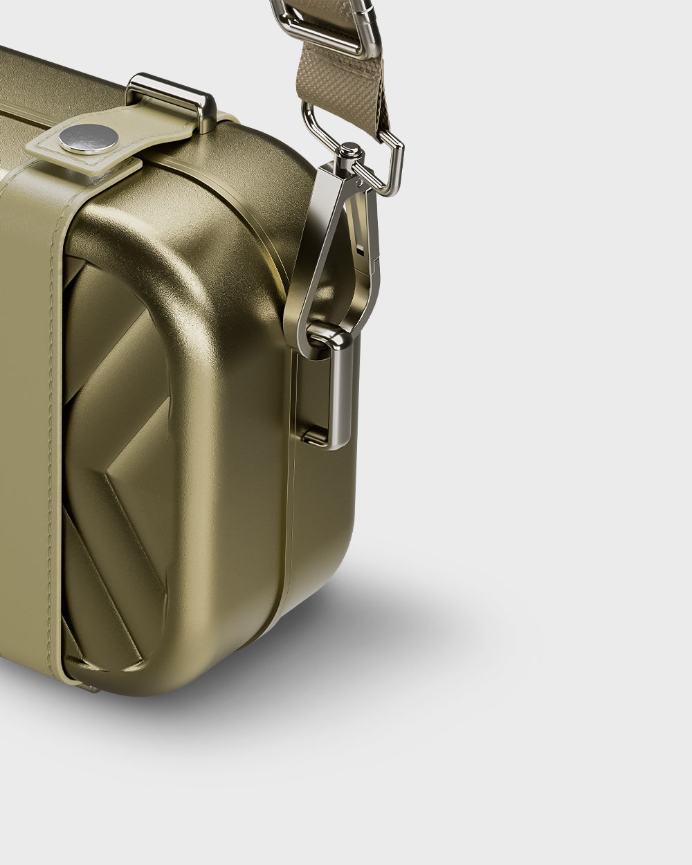 Sidekick - Aluminium Crossbody Bag - Champagne